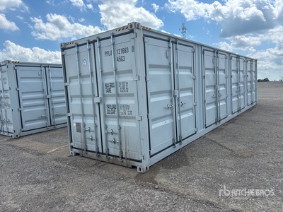 2025 40 ft High Cube Multi-Door 40 ft One-Way High Cube Multi-Door Storage Container (Unused)