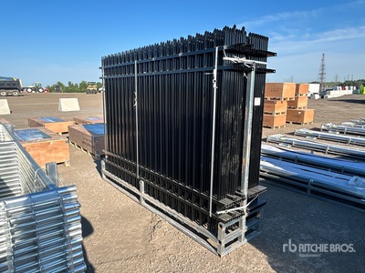 Quantity of (20) 2026 GLDG05 9 ft 4 in x 6 ft 6 in Wrought Iron Bi-Parting Puerta de entrada (Unused)