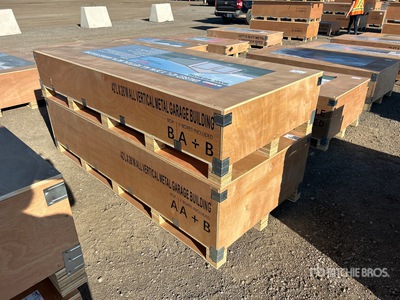 2026 AGR-MS2642 42 ft x 26 ft All Vertical Metal Garage Building مخزن او كوخ (Unused)