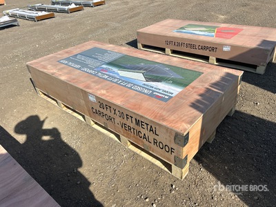 2026 AGR-MC2030 20 ft x 30 ft Steel Marquesina (Unused)