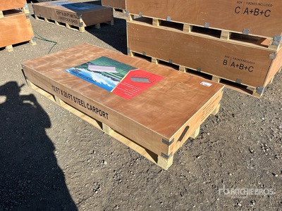 2026 CP1220 12 ft x 20 ft Steel Carport مخزن او كوخ (Unused)