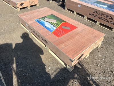 2026 CP1220 12 ft x 20 ft Steel Marquesina (Unused)