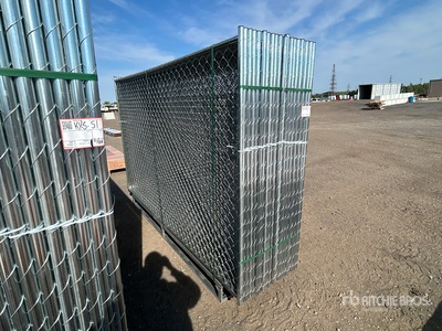 Quantity of (20) 2026 GLCF1006 9 ft 5 in x 6 ft Temporary Chain Link Valla (Unused)