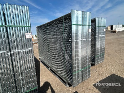 Quantity of (20) 2026 GLCF1006 9 ft 5 in x 6 ft Temporary Chain Link Valla (Unused)