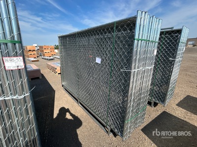 Quantity of (20) 2026 GLCF1006 9 ft 5 in x 6 ft Temporary Chain Link Valla (Unused)