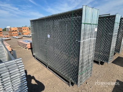 Quantity of (20) 2026 GLCF1006 9 ft 5 in x 6 ft Temporary Chain Link Valla (Unused)