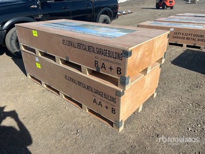2026 AGR-MS2642 26 ft x 42 ft All Vertical Metal Garage Building Cobertizo (Unused)