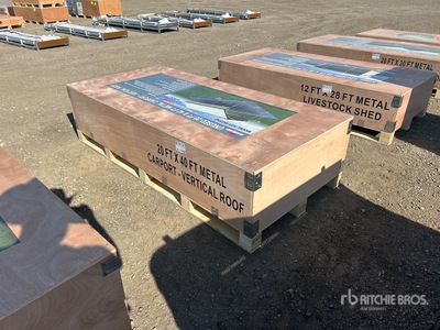 2026 AGR-MC2040 20 ft x 40 ft Steel Marquesina (Unused)