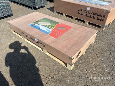 2026 CP1220 12 ft x 20 ft Steel Marquesina (Unused)