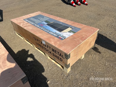 2026 AGR-LS1228 12 ft x 28 ft Metal مأوى الماشية (Unused)