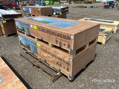 2026 AGR-MS2642 42 ft x 26 ft All Vertical Metal Garage Building (Unused)
