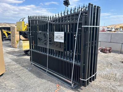 Quantity of (5) 2026 GLDG05 20 ft Wrought Iron Bi-Parting Puerta de entrada (Unused)