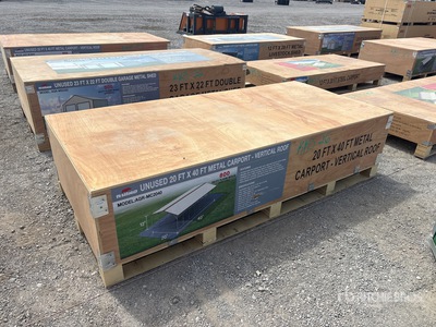 2026 AGR-MC2040 20 ft x 40 ft Carport (Unused)