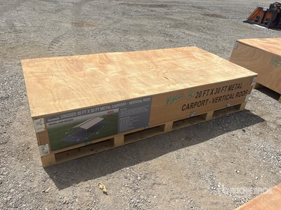 2026 AGR-MC2030 20 ft x 30 ft Carport (Unused)