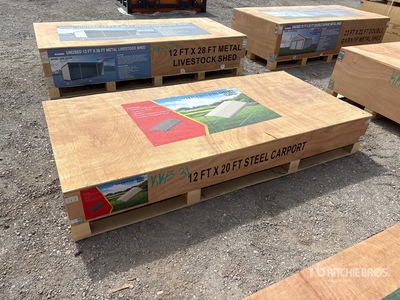 2026 CP1220 12 ft x 20 ft Carport (Unused)