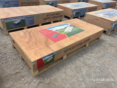 2026 CP1220 12 ft x 20 ft Carport (Unused)
