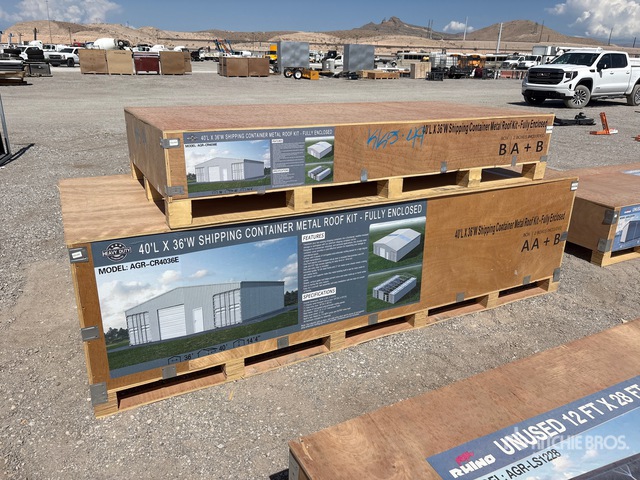 2026 AGR-CR4036E 40 ft x 36 ft Container Shelter (Unused)