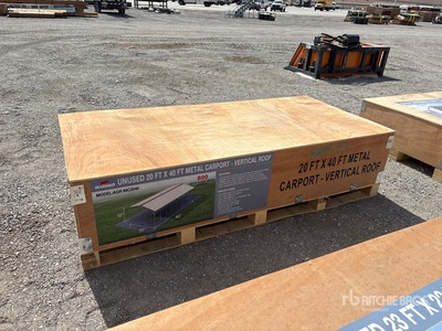 2026 AGR-MC2040 20 ft x 40 ft Carport (Unused)