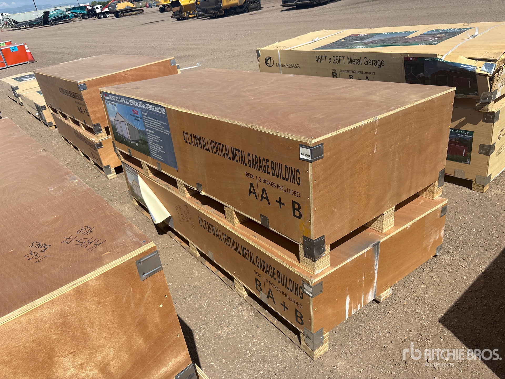 2026 AGR-MS2642 26 ft x 42 ft Vertical Metal Garage Storage Building (Unused)