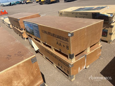 2026 AGR-MS2642 26 ft x 42 ft Vertical Metal Garage Edificio de almacenaje (Unused)