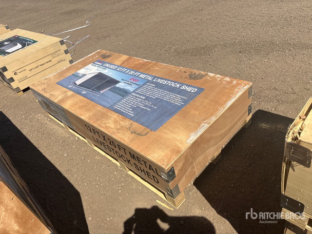 2026 AGR-LS1220 20 ft x 12 ft Livestock Shelter (Unused)