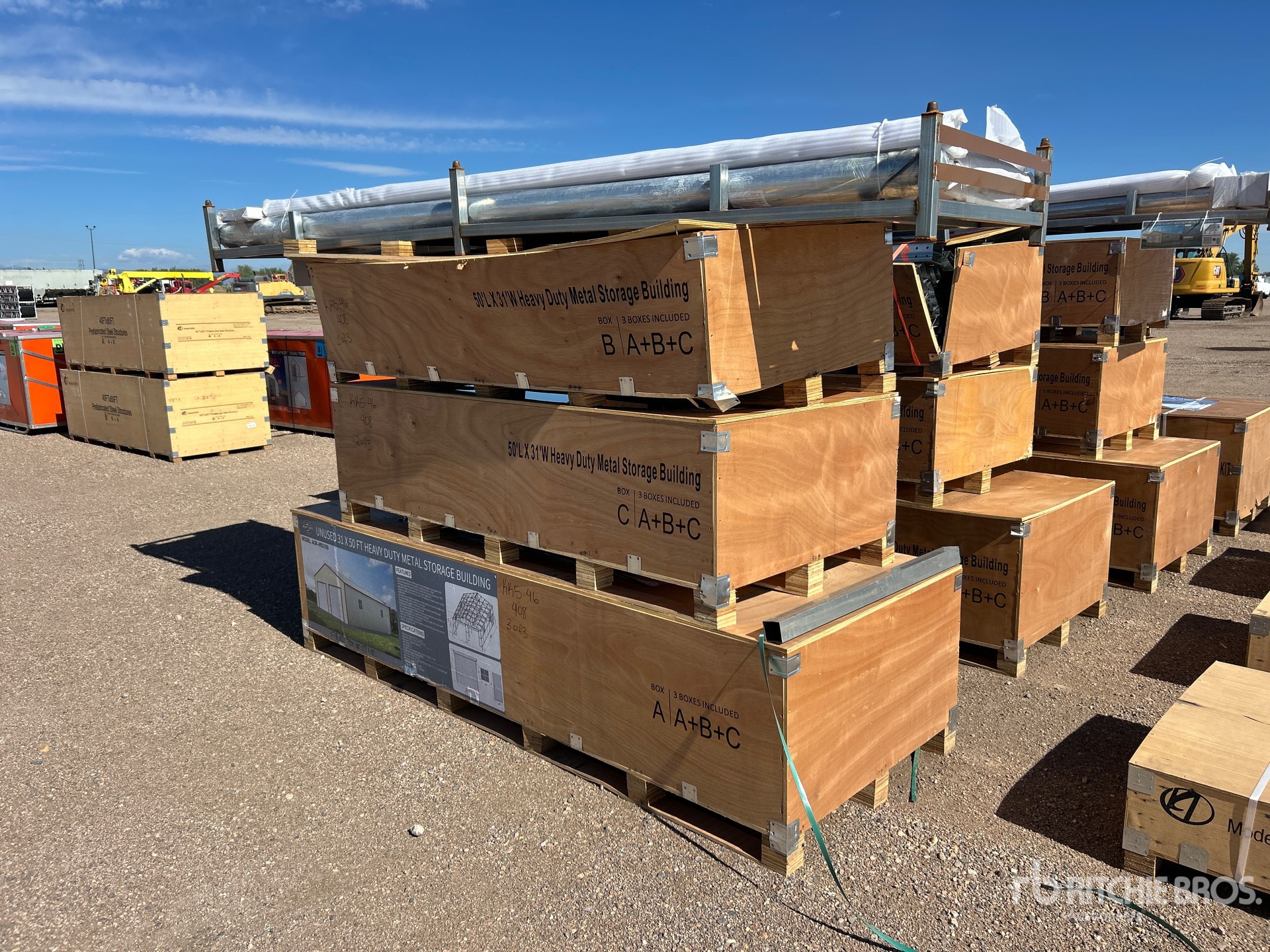 2026 AGR-MS3150 31 ft x 50 ft Metal Storage Building (Unused)