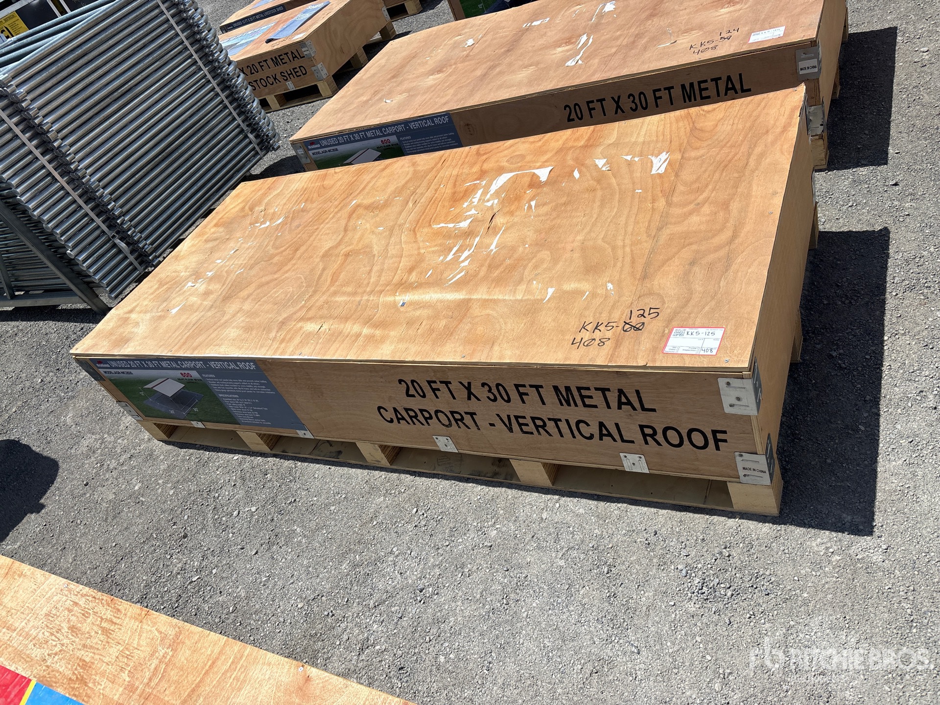 2026 AGR-MC2030 20 ft x 30 ft Carport (Unused)