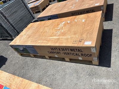 2026 AGR-MC2030 20 ft x 30 ft Carport (Unused)