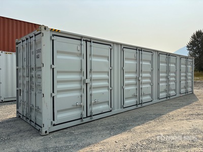 2026 40 ft High Cube Multi-Door Storage Container