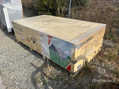 2026 SDLGM1310F 13 ft x 10 ft Galvanized Metal Livestock Shelter (Unused)