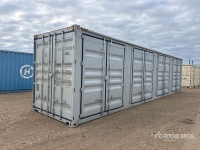 2026 40 ft High Cube Multi-Door Storage Container