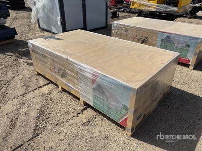 2026 SDLGM1310F 13ft ×10 ft Galvanized Metal مأوى الماشية (Unused)