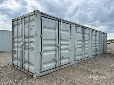 2026 40 ft High Cube Multi-Door Storage Container