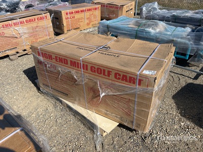 2026 MGC40-BLUE 3 TT E-Trike Mini Scooter (Unused)