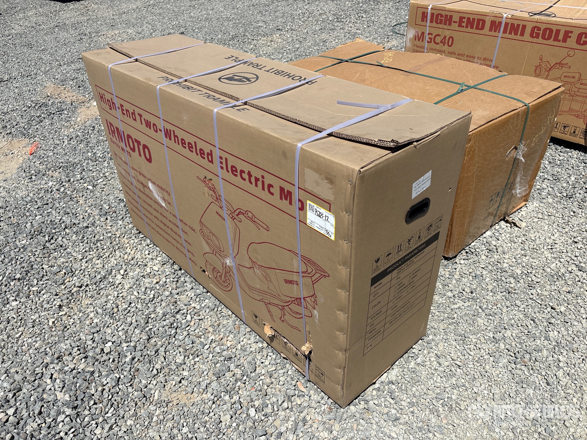 2026 IRMOTO-BLACK Electric Moped (Unused)