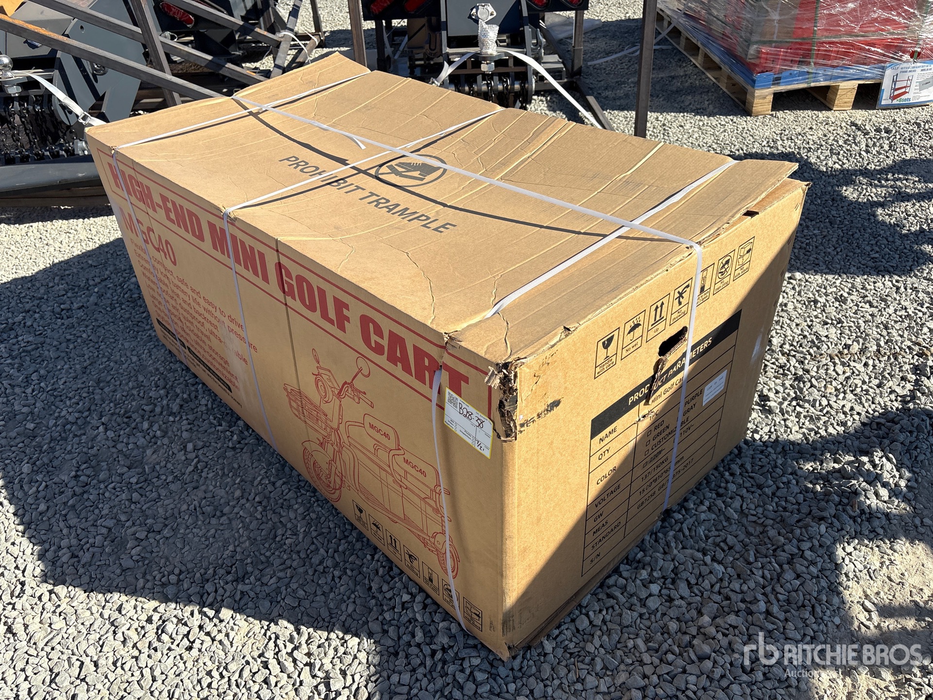 2026 MGC40-RED 3 TT E-Trike Mini Scooter (Unused)