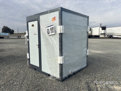 2026 SDLMT 6 ft 3 in x 7 ft Skid-Mounted Portable Toilet (Unused)