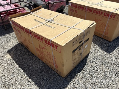 2026 MGC40-RED 3 TT E-Trike Mini Scooter (Unused)