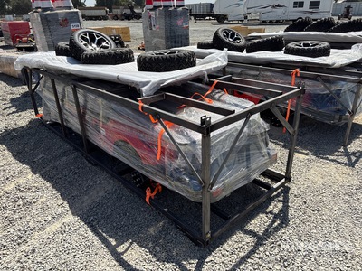 2026 HQ100 Electric Red Six-Seater Golf Cart (Unused)