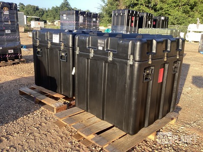 (2) Pelican Hardigg Storage Cases