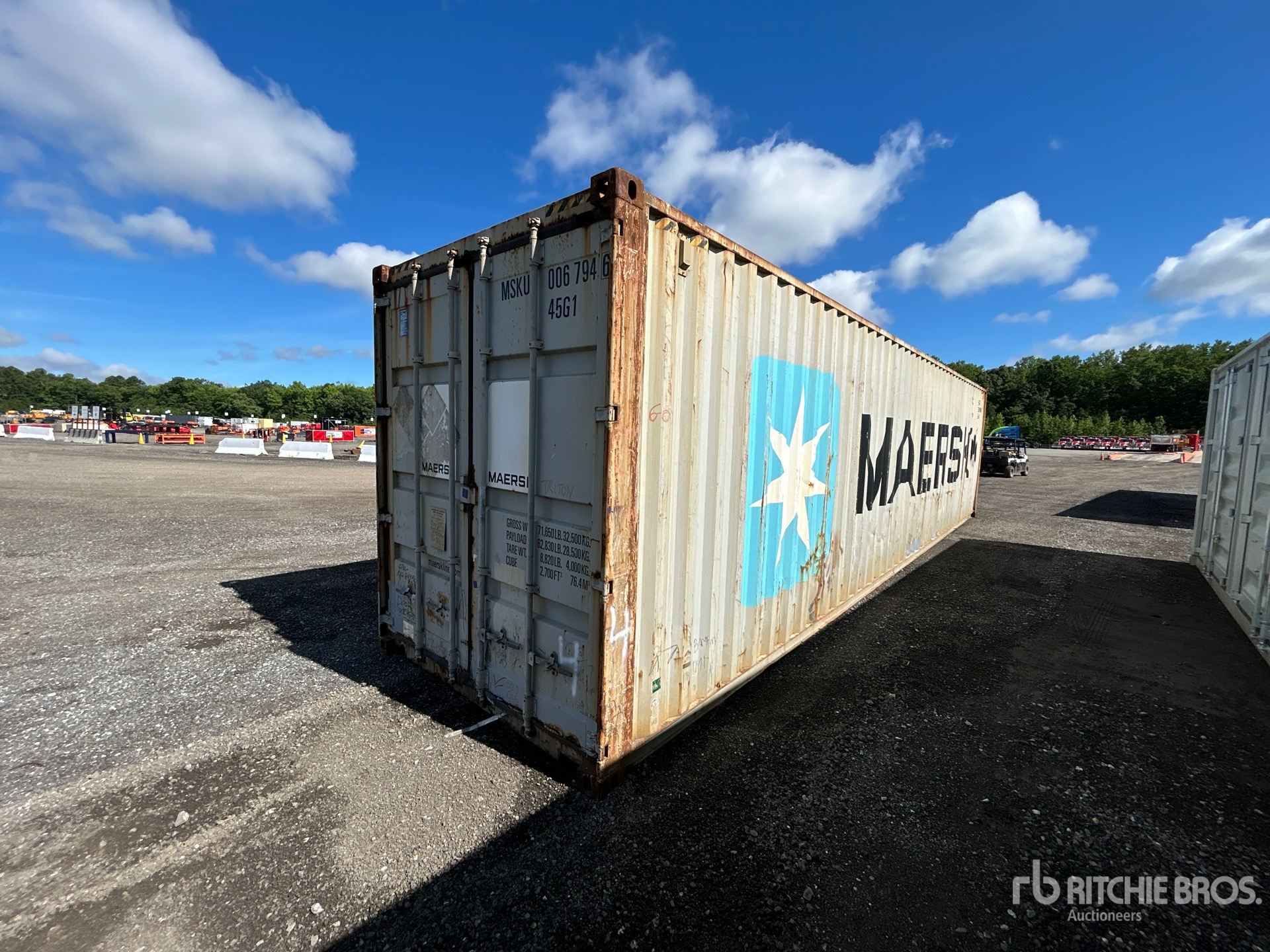 2007 40 ft High Cube Storage Container