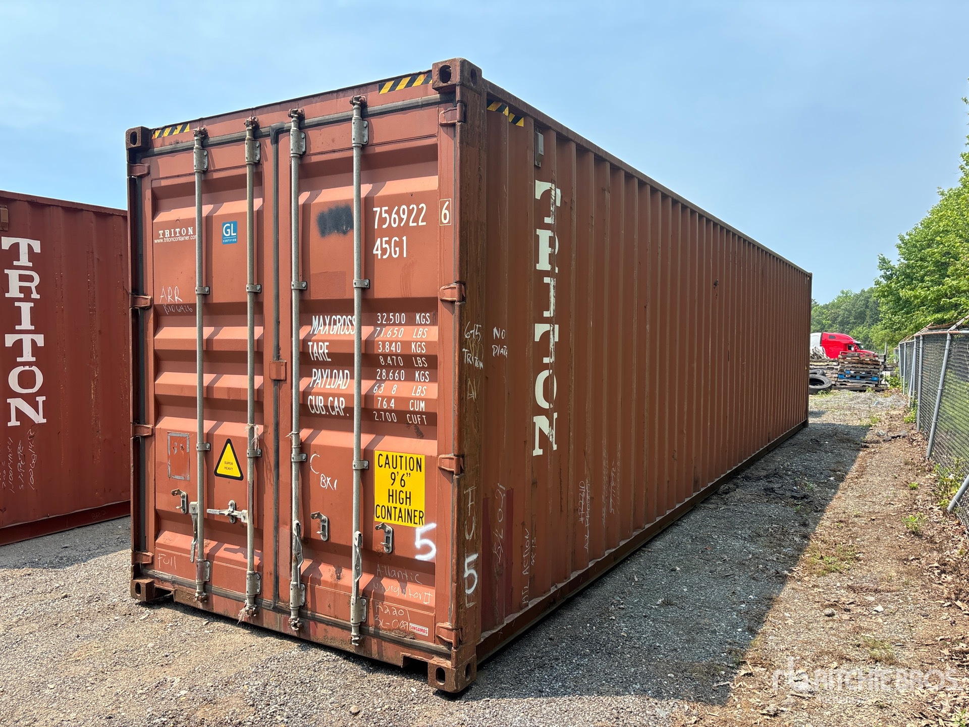 40 ft High Cube Storage Container