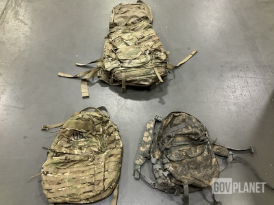 (40) Assault Packs, (8) Rucksack Packs, (7) Field Packs & Assorted Items