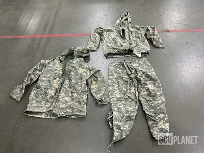 (4) Cold Weather Parkas, (27) Pairs of Wet Weather Trousers & Assorted Items