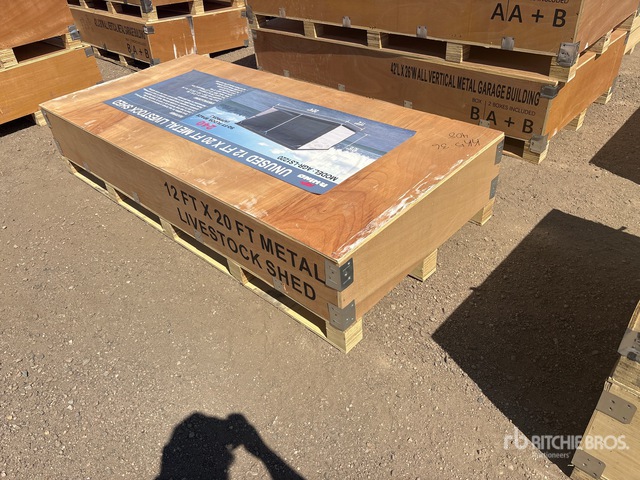 2026 AGR-LS1220 20 ft x 12 ft Livestock Shelter (Unused)