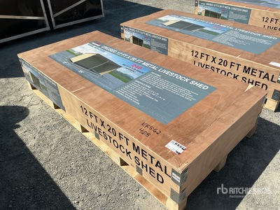 2026 AGR-LS1220 20 ft x 12 ft Livestock Shelter (Unused)