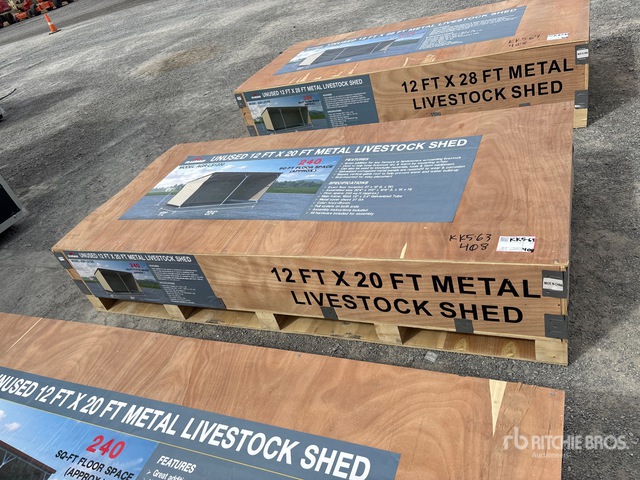 2026 AGR-LS1220 20 ft x 12 ft Livestock Shelter (Unused)