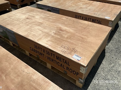 2026 AGR-MC2030 Steel Carport (Unused)