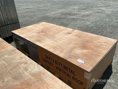 2026 AGR-MC2040 Steel Carport (Unused)