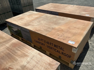 2026 AGR-MC2040 Steel カーポート (Unused)